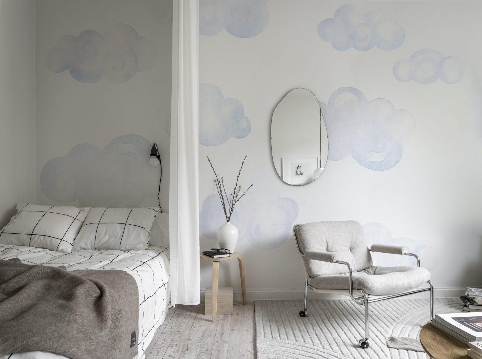 Watercolor Clouds, Rebel Walls 3