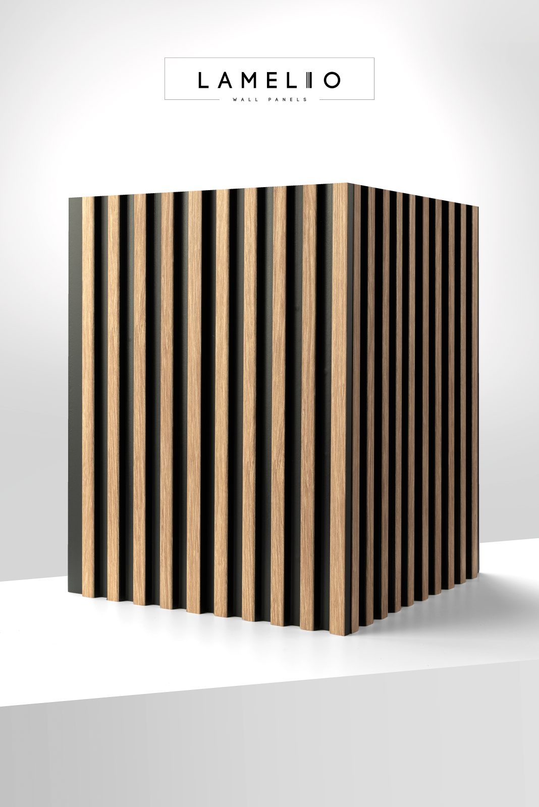Riflaj decorativ 3D Asti, Oak Gold, 270x12.2cm, Lamelio 4