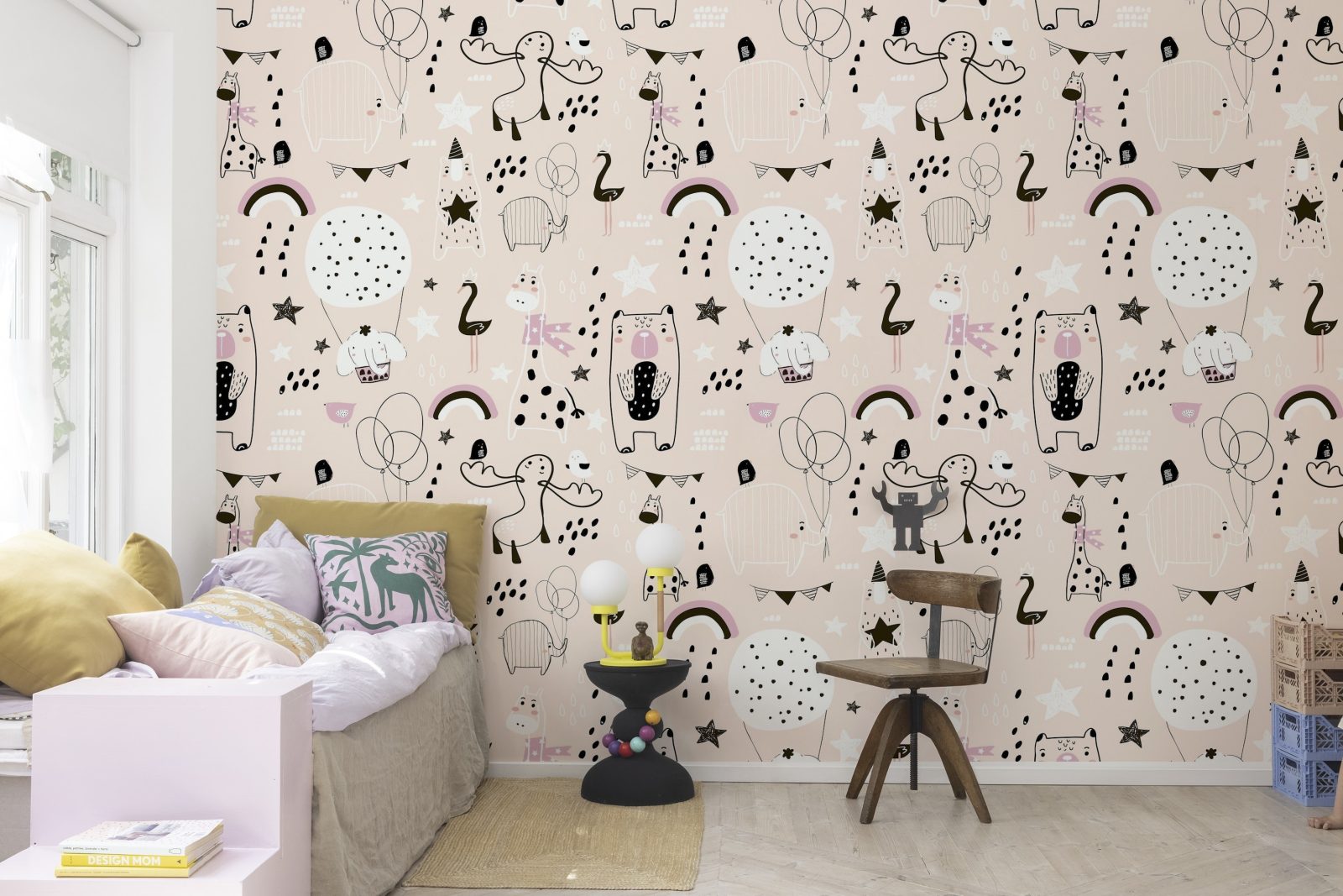 Happy Animals, Pink, Rebel Walls 2