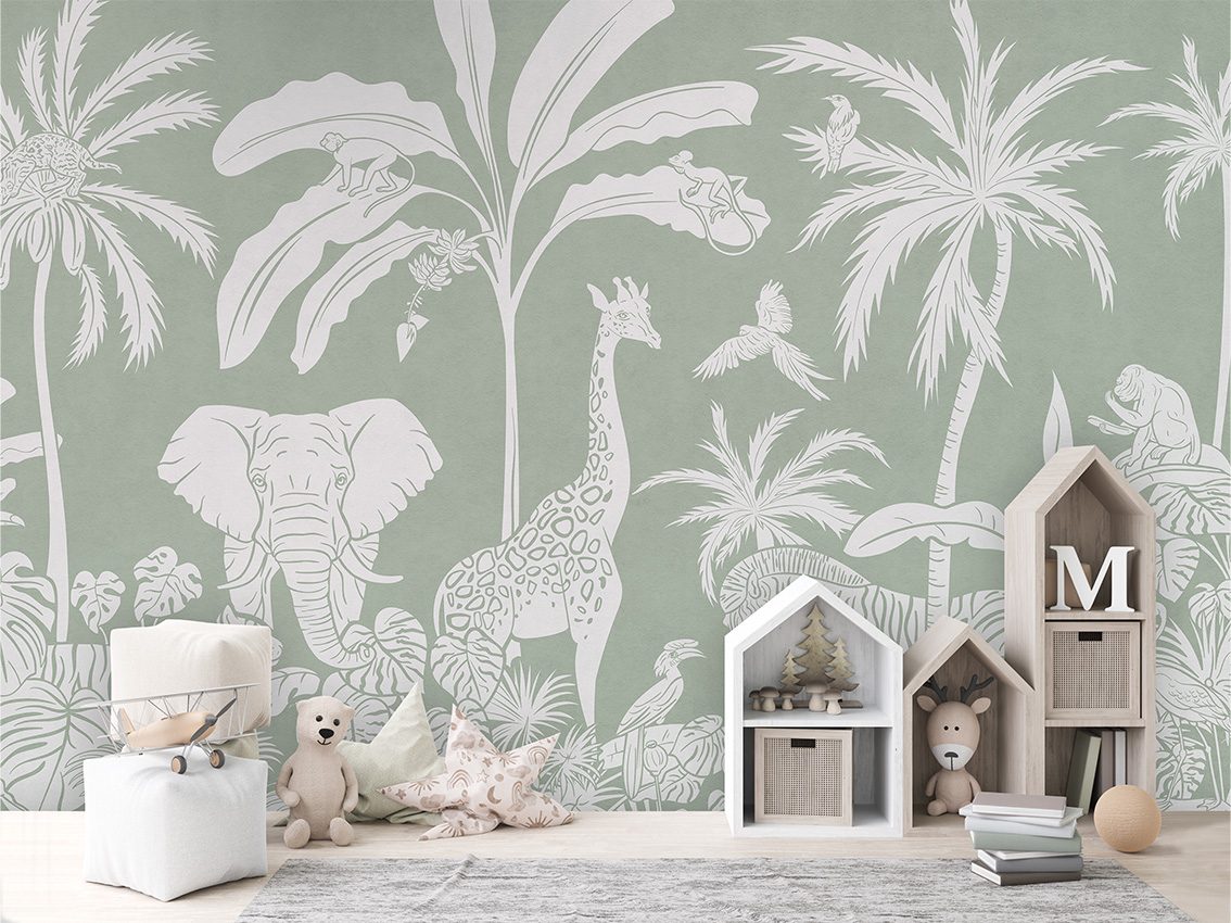 Monochrome Jungle - Green, Kikki Belle 3