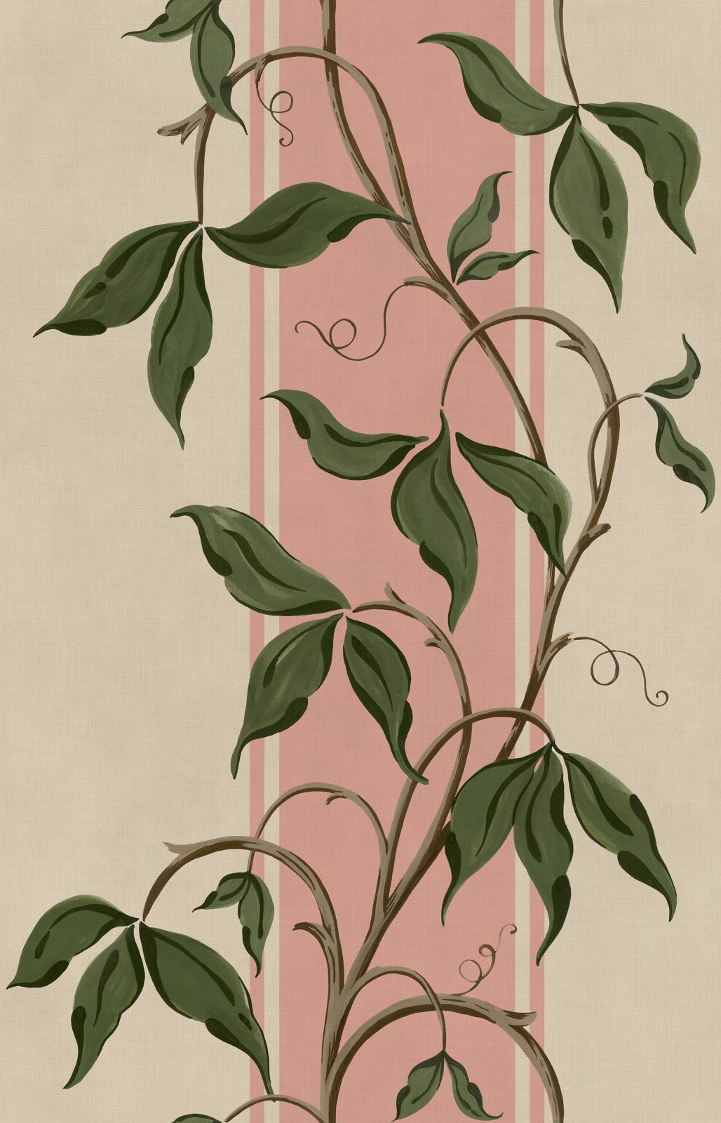 Garden Stripe, Pink, Rebel Walls
