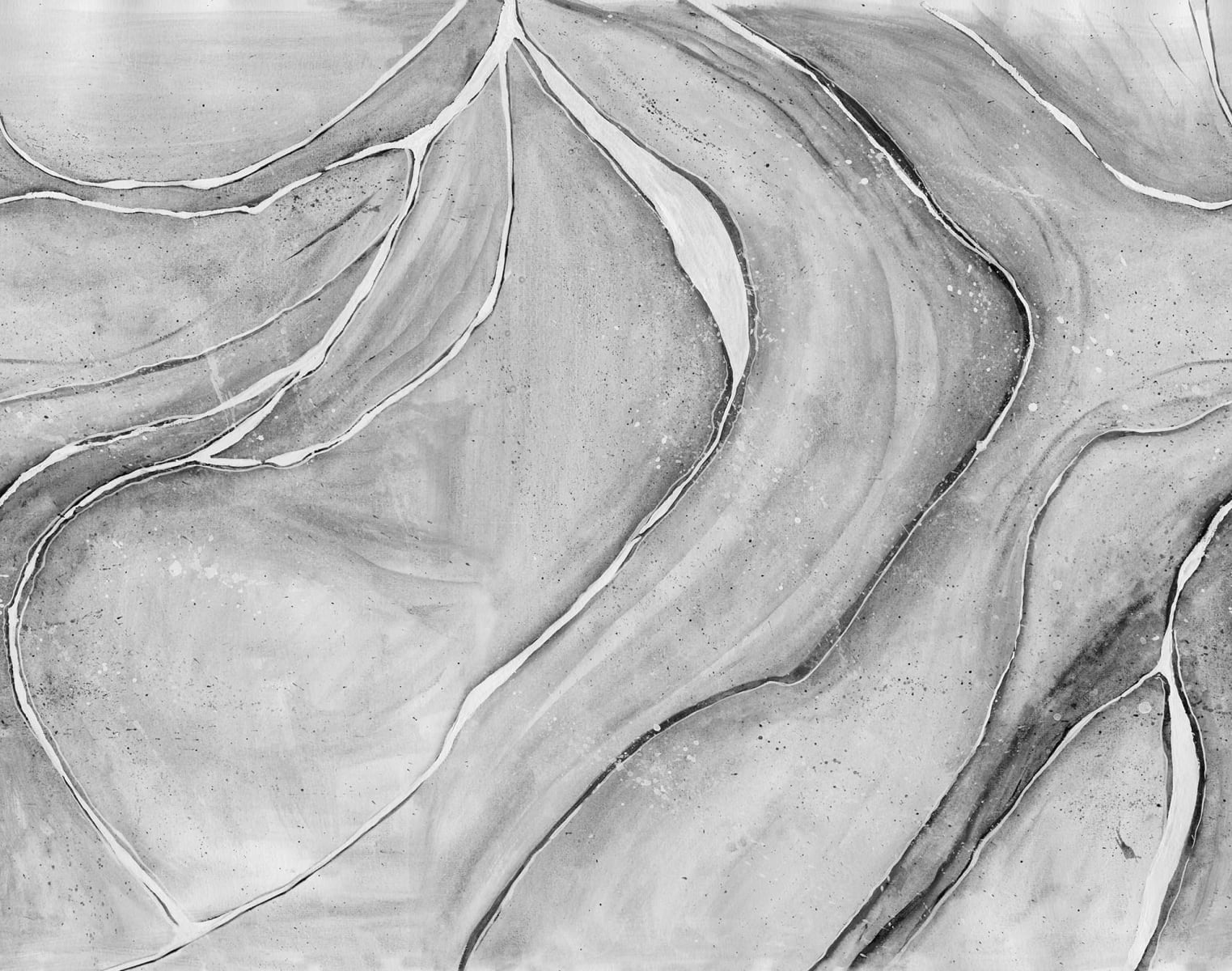 Watercolor Flow, Gray, Rebel Walls