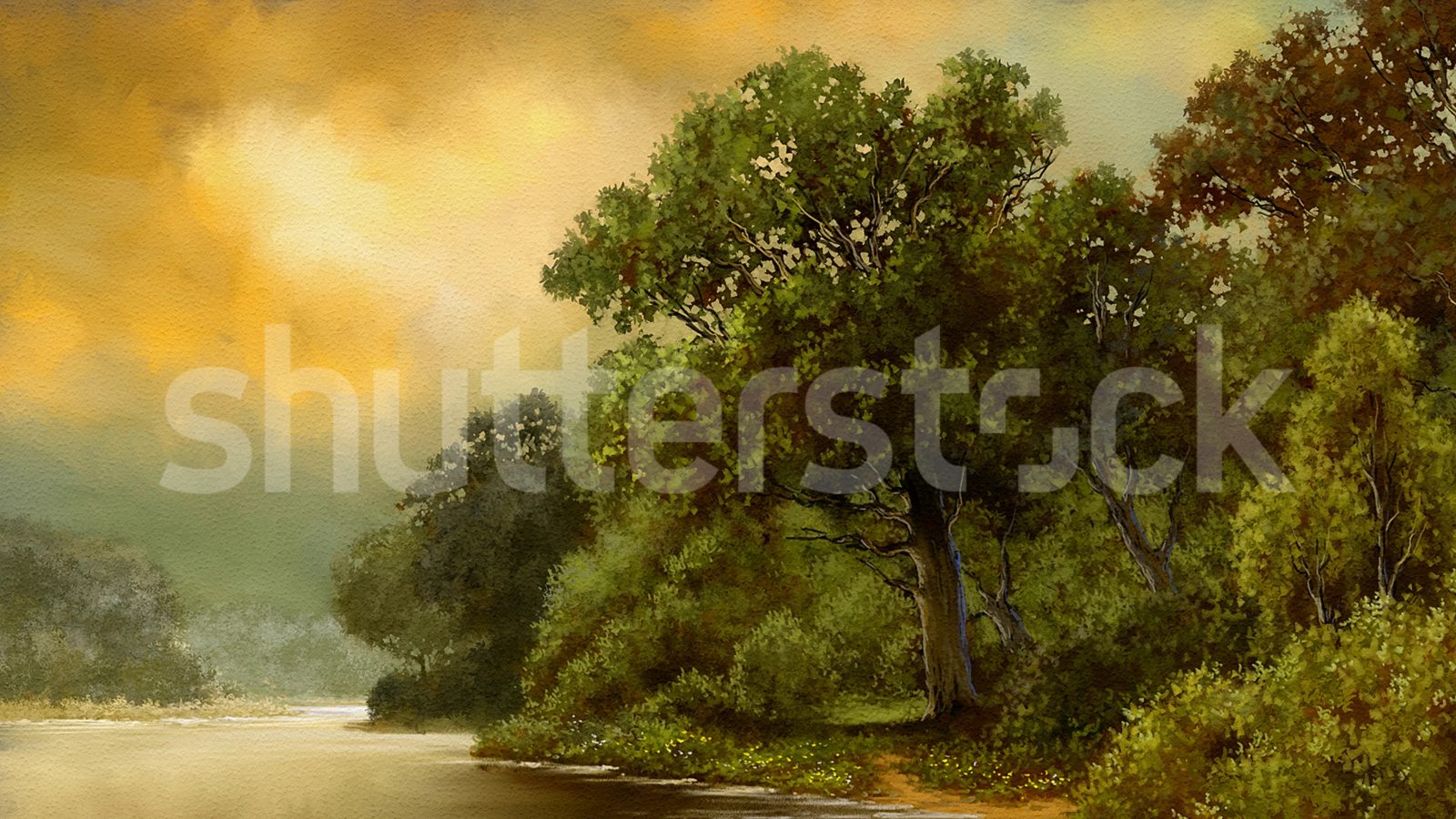 Tranquil Forest, Green, Rebel Walls