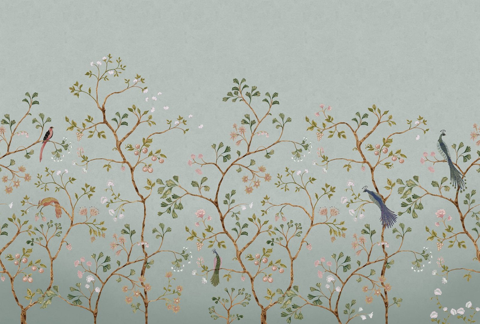 Songbird Mural, Green, Rebel Walls