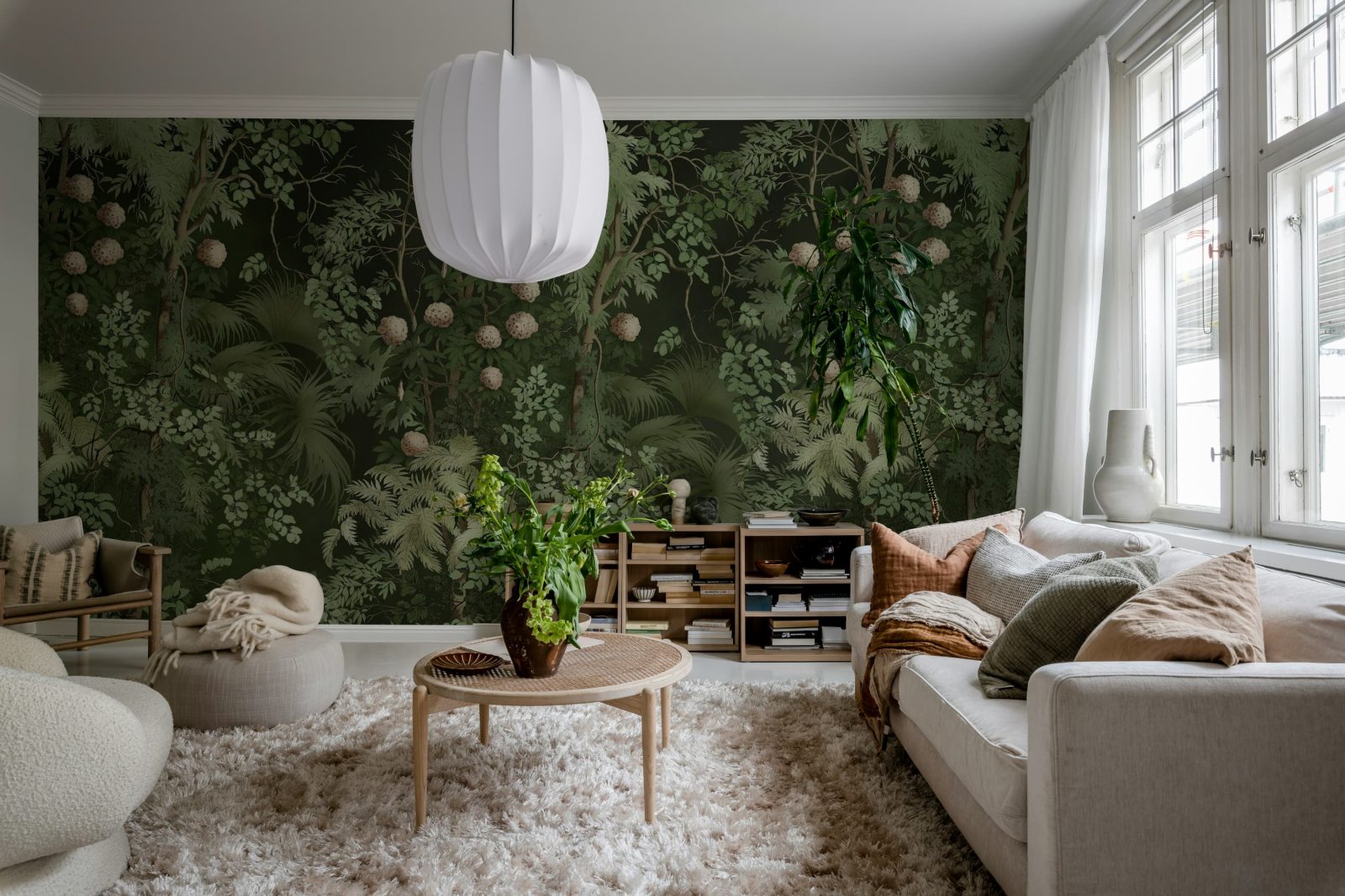 Tropical Bush, Dark Green, Rebel Walls 2