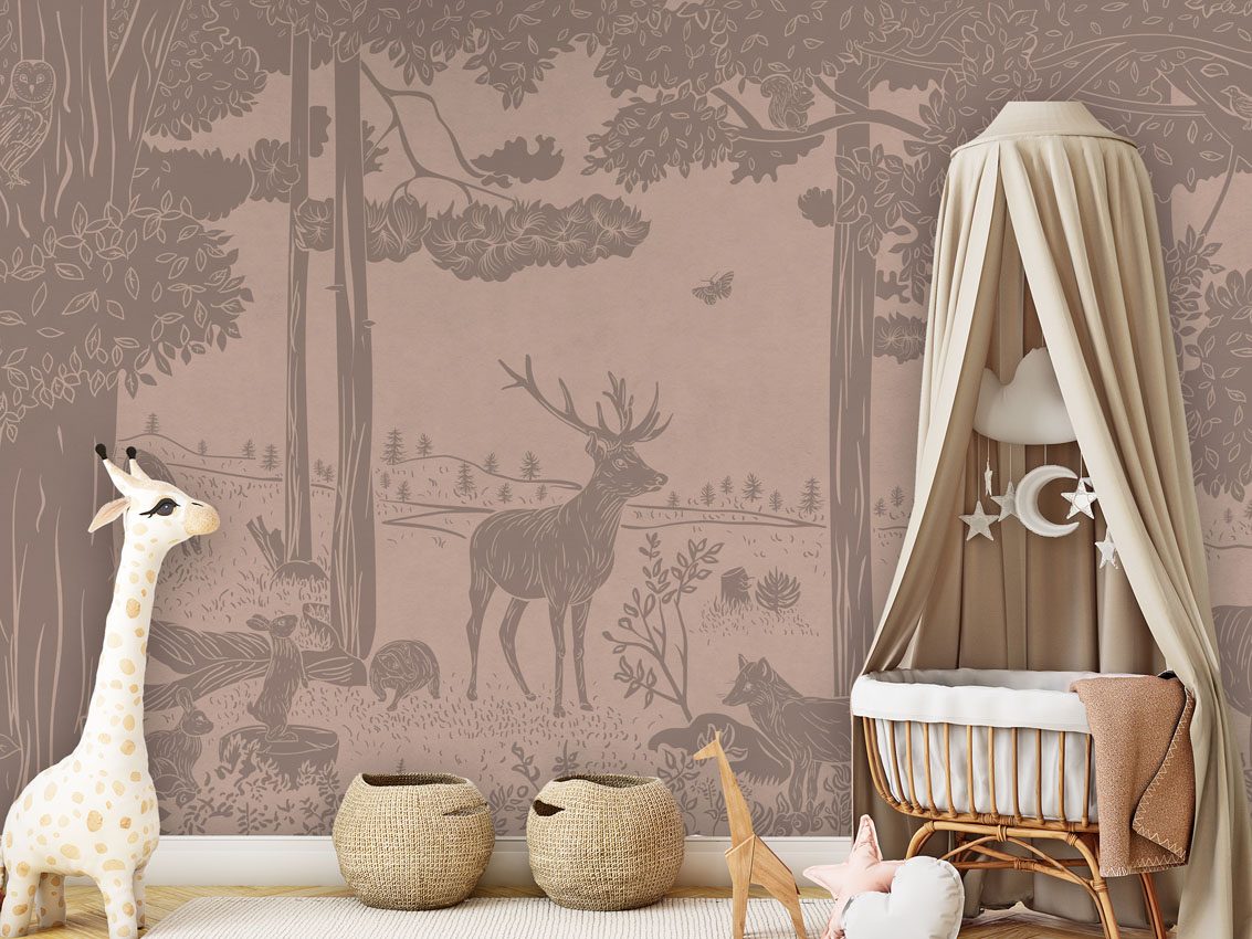 Monochrome Forest - Pink Vintage, Kikki Belle 2