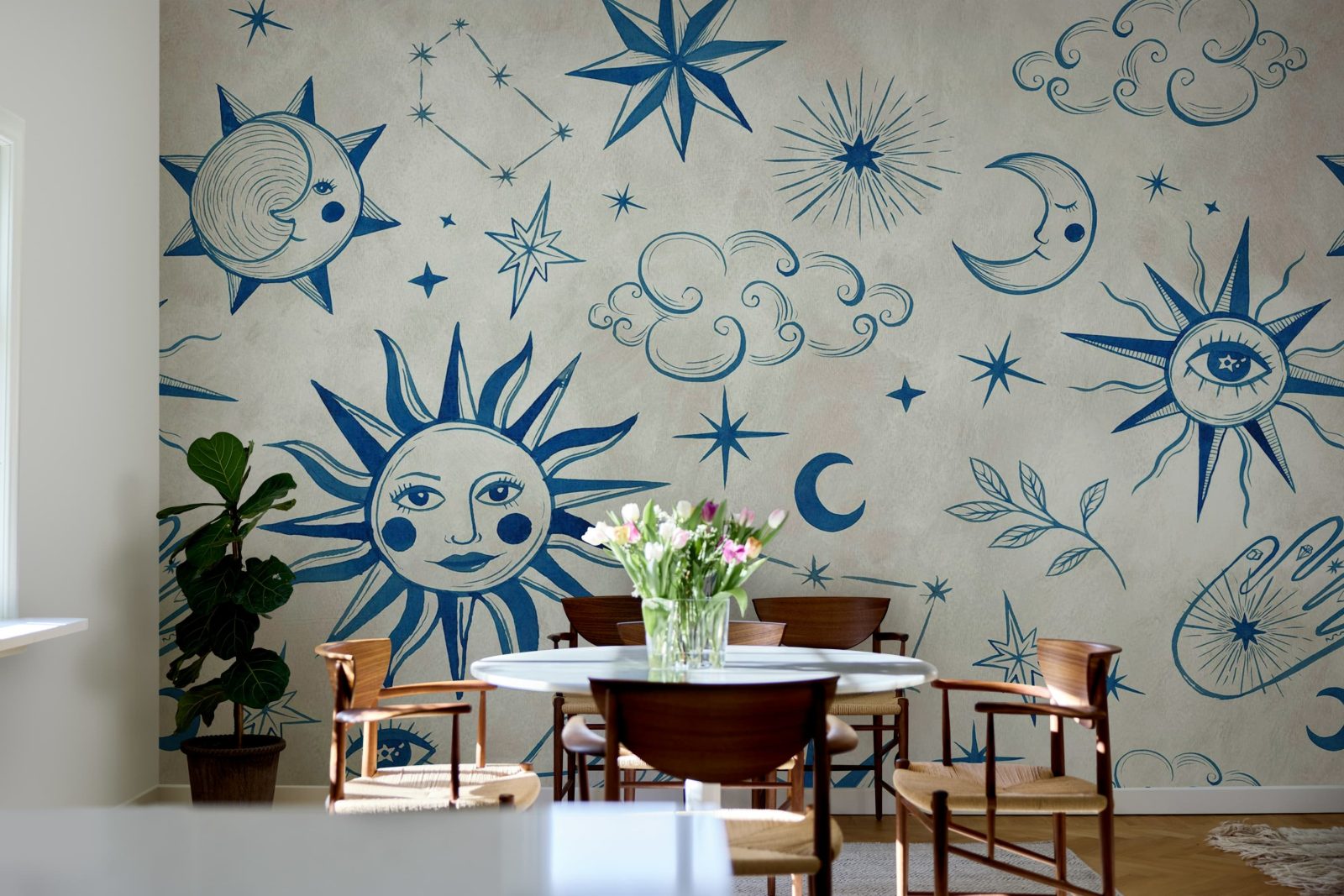 Astrology, Blue, Rebel Walls 3