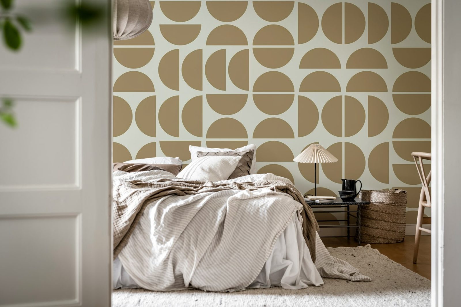 Geometry Shapes, Beige, Rebel Walls 2
