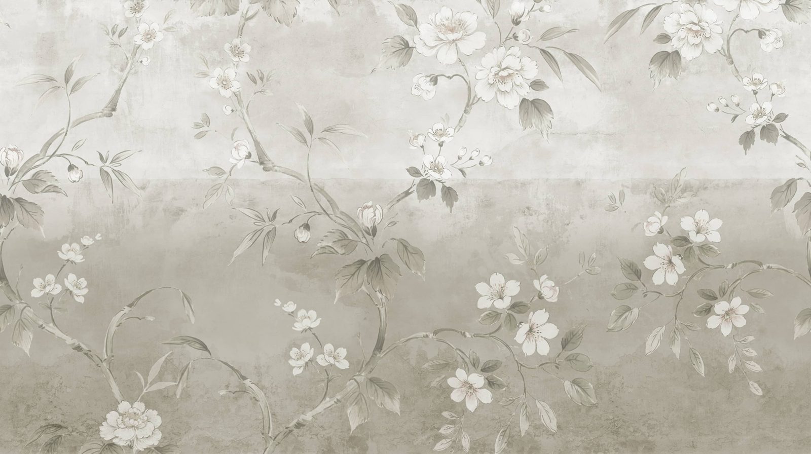 Concrete Flowers, Beige, Rebel Walls