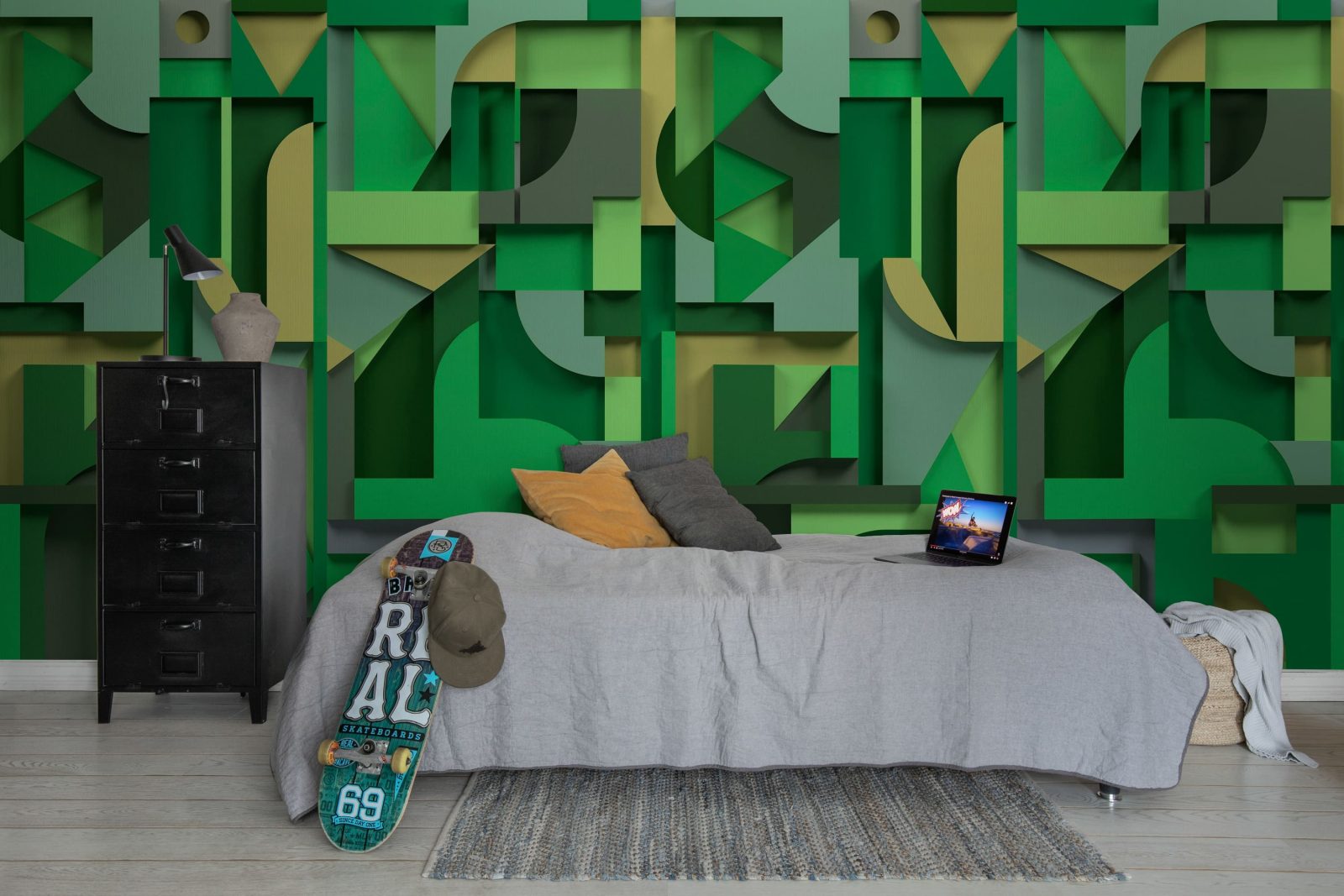 Caroline, Green, Rebel Walls 2