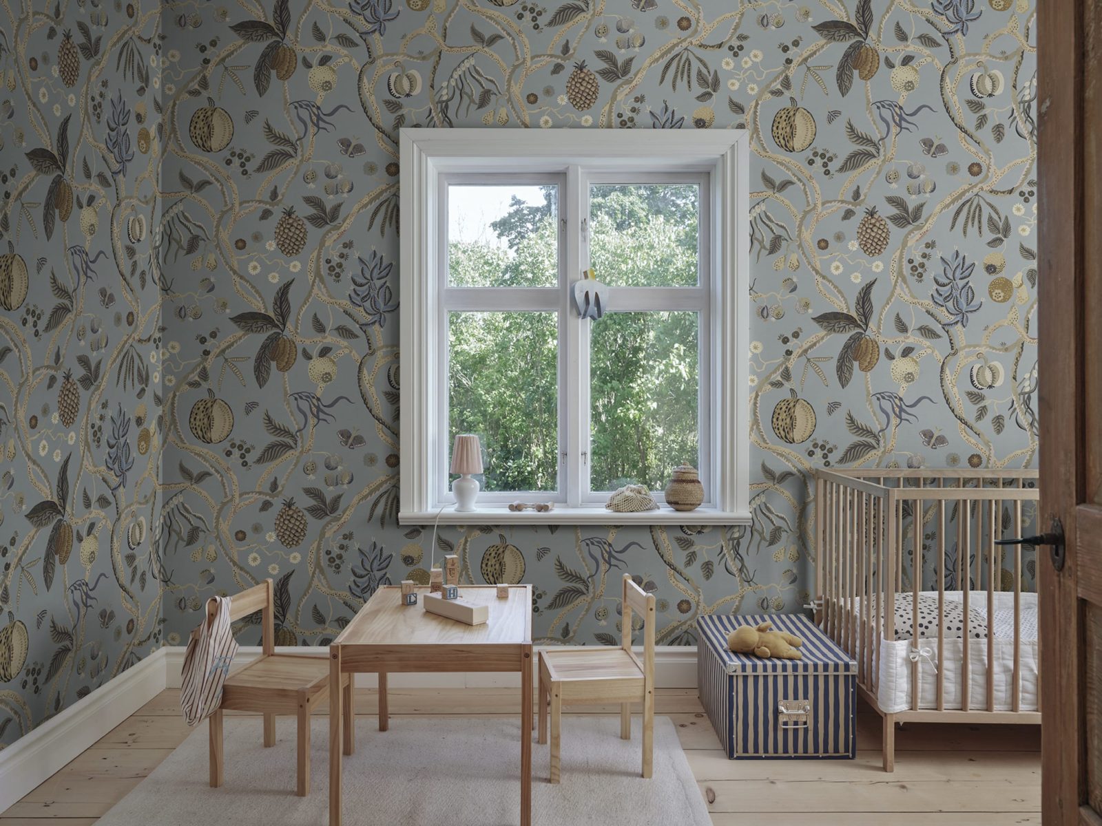 Tree of Life Mural, Light Blue, Sandberg 3