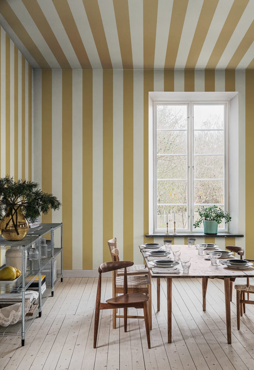 Happy Stripes, Mustard, Rebel Walls 3