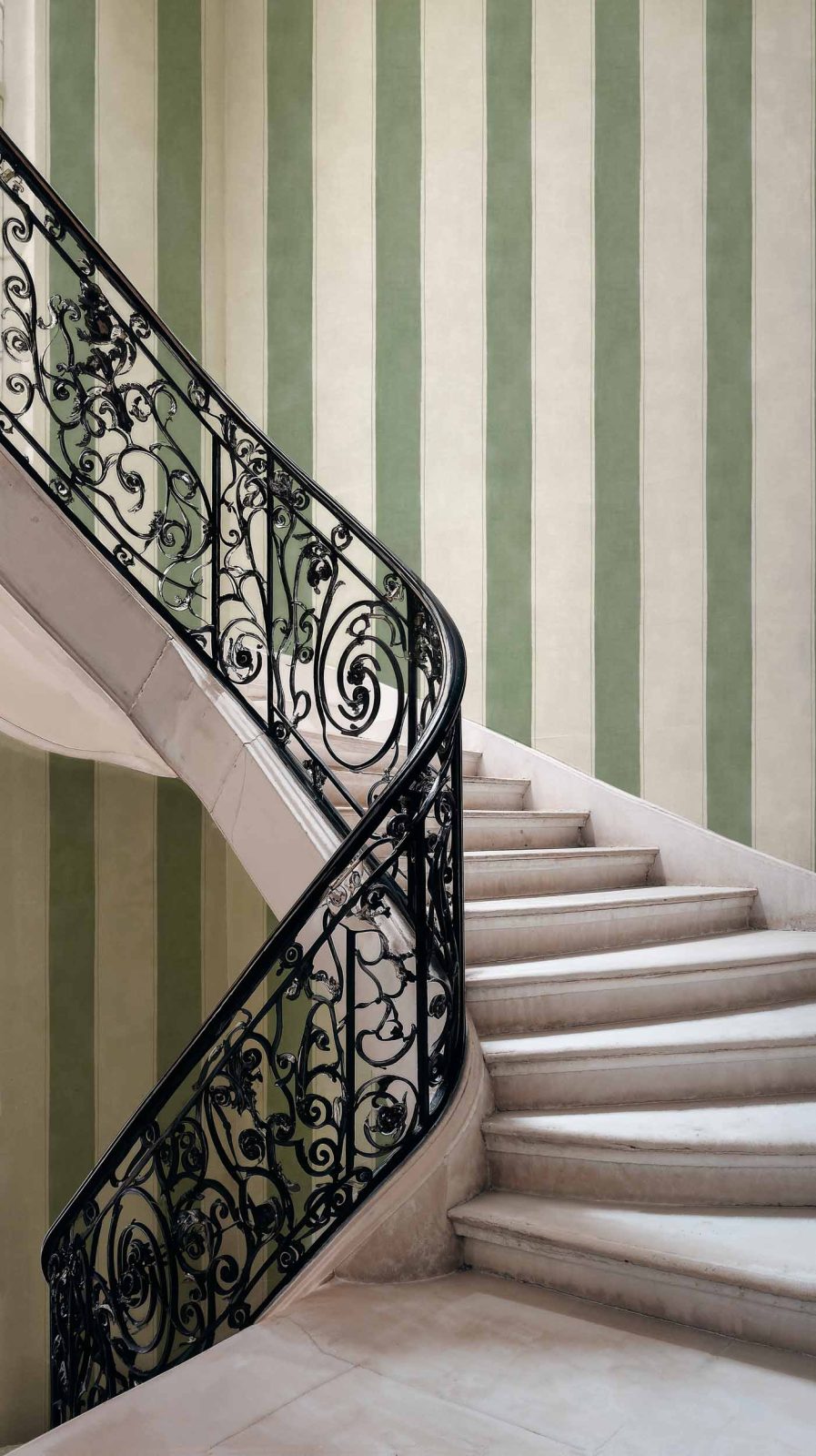 Florentine Stripe, Sage, Coordonne, 5mp / rola 2