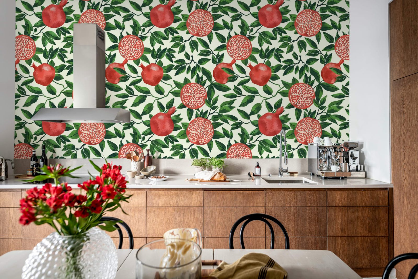 Pomegranate, Green, Rebel Walls 2