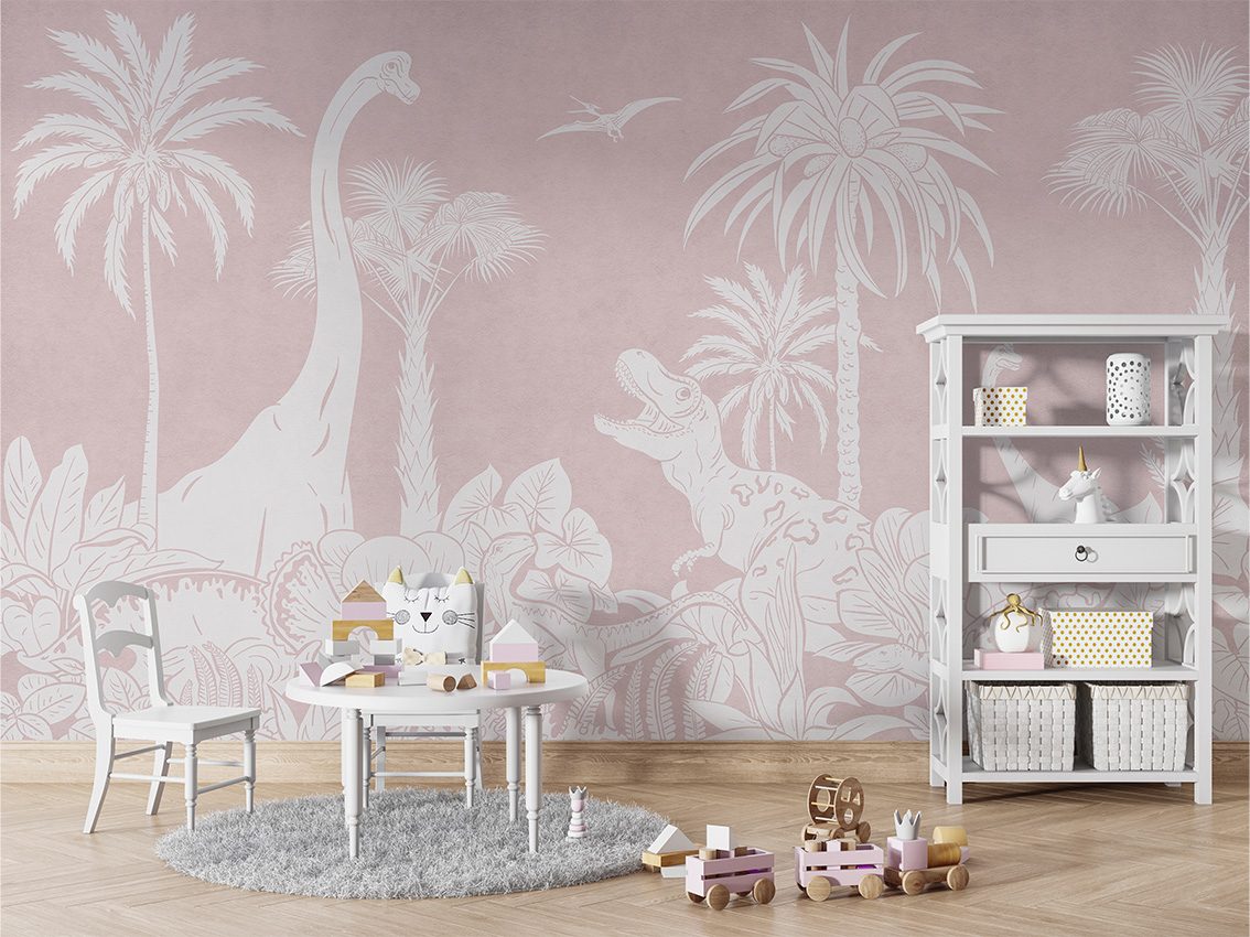 Monochrome Dino - Pink, Kikki Belle 5