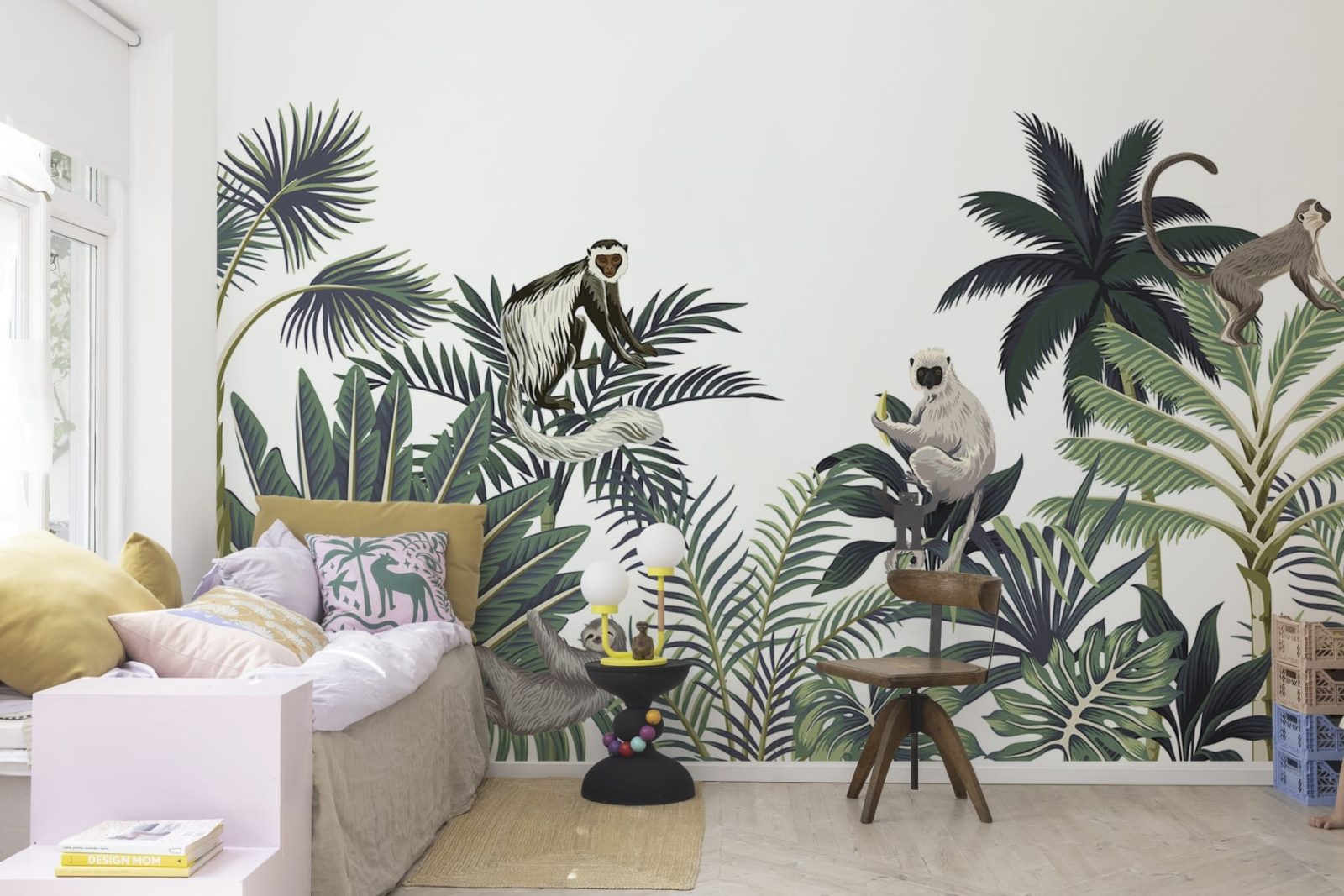 Jungle Monkeys, White, Rebel Walls 2
