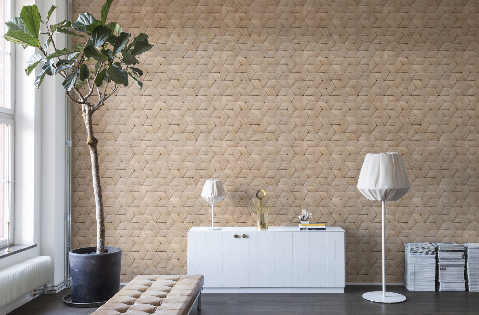 Birch Bark Braids, repetitiv, Rebel Walls 2