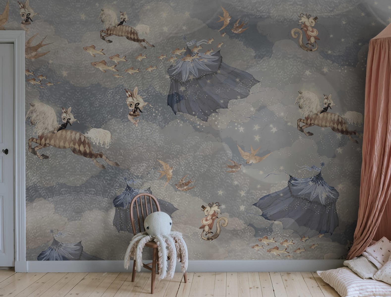 Flying Circus, Sky Blue, Rebel Walls 3