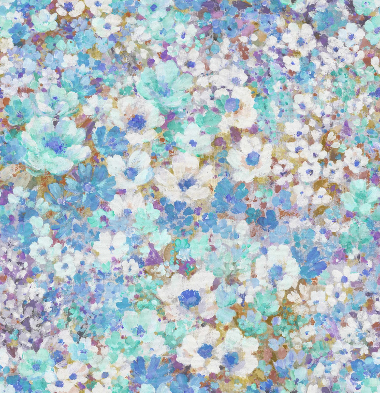 Flowerhaze, Blue, Rebel Walls