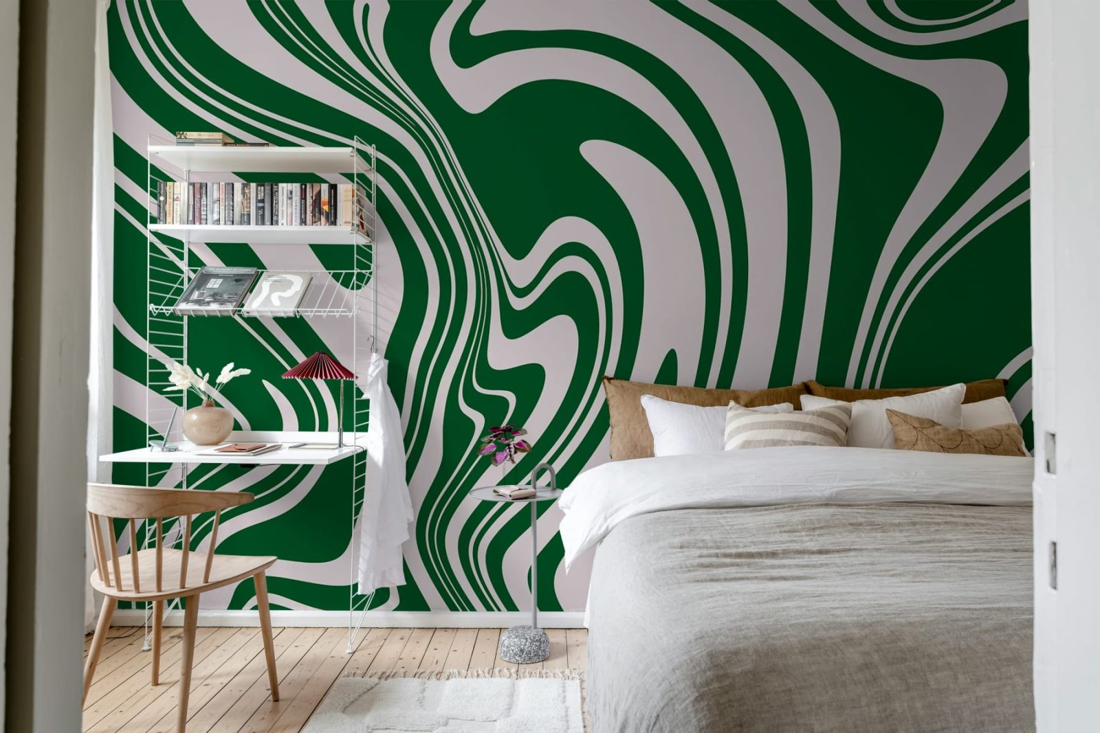 Swirly, Green, Rebel Walls 3