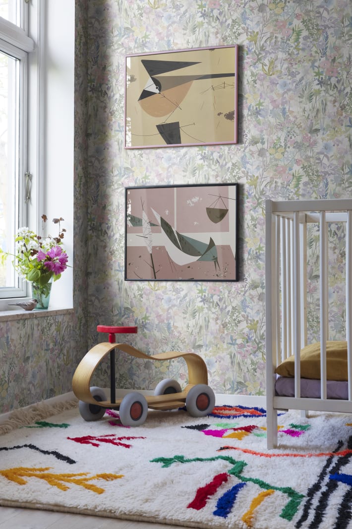 Poppy Meadow, Pastel, Rebel Walls 2