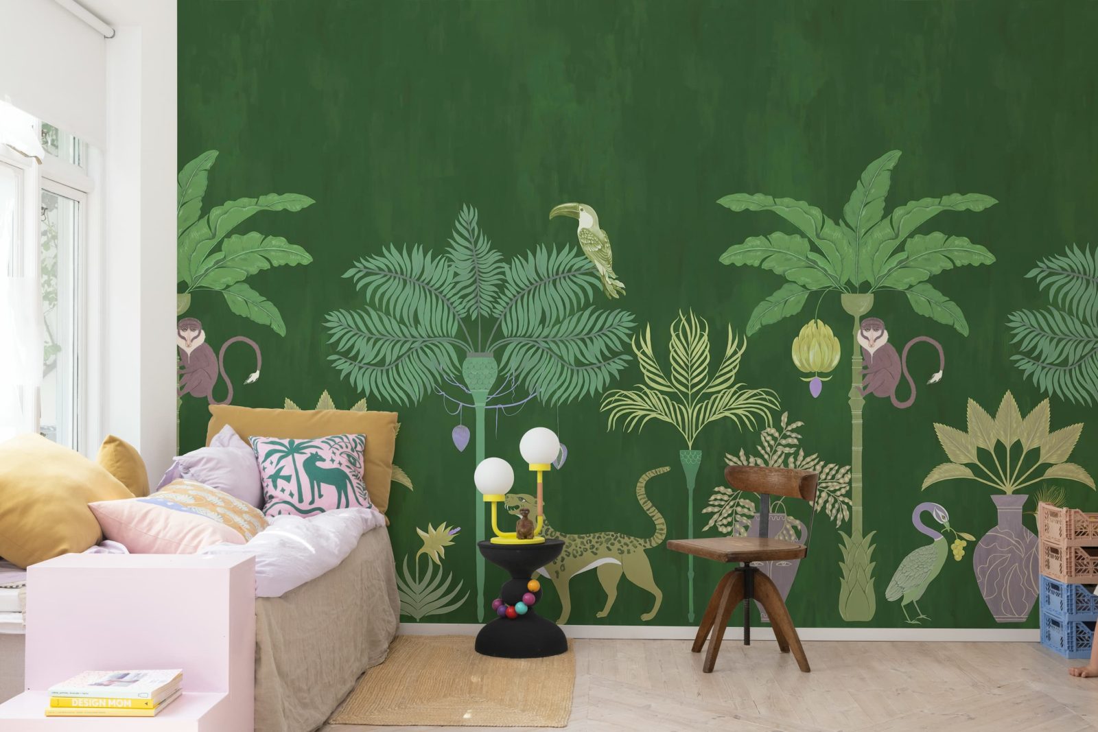 Savanna Chic, Green, Rebel Walls 2