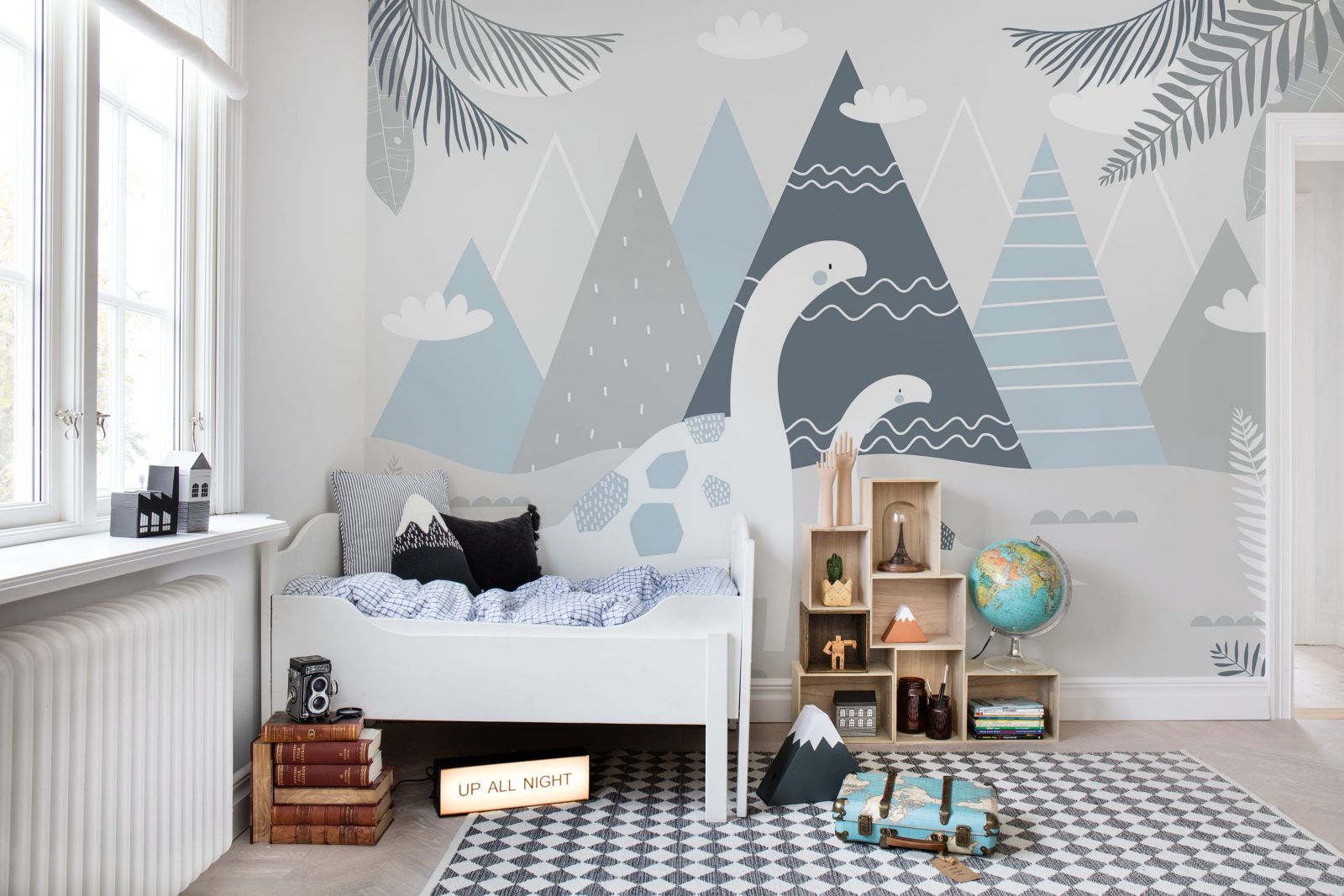 Dinosaur Mountain, Baby Blue, Rebel Walls 2