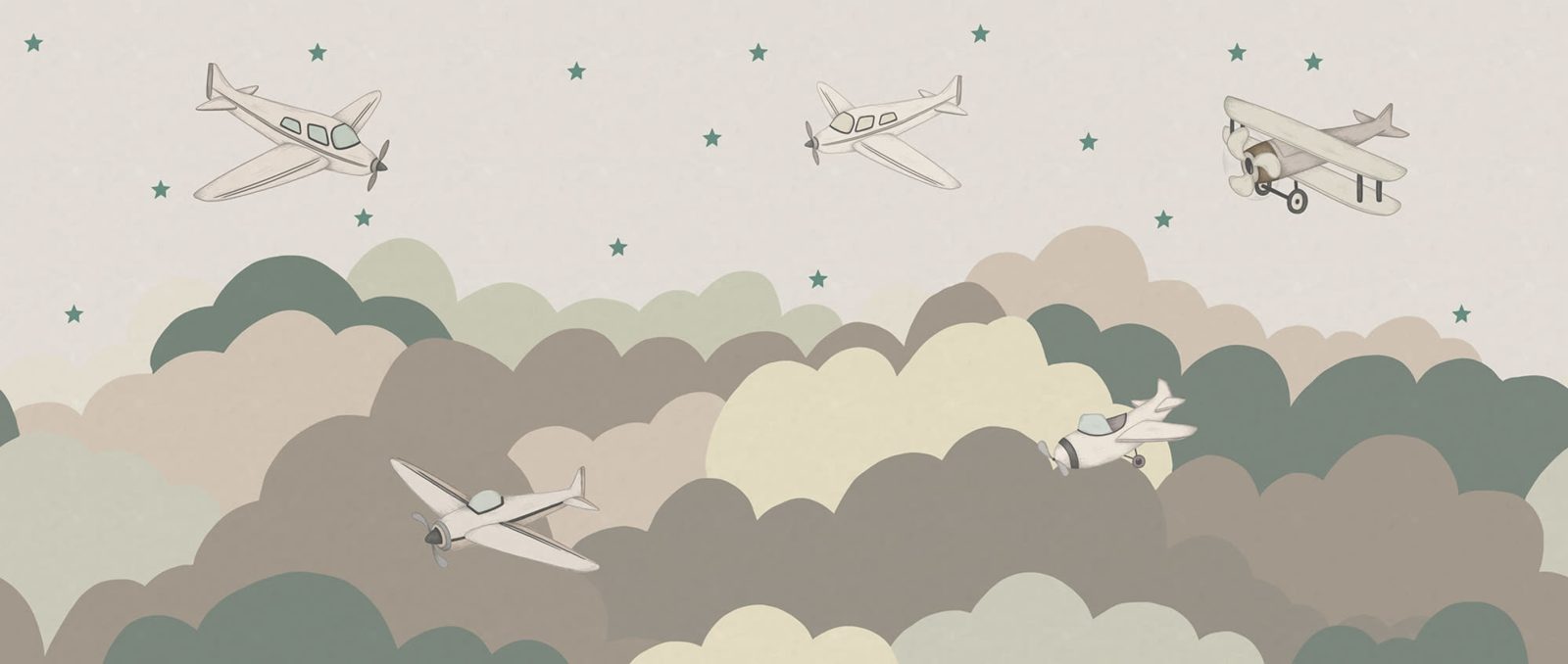 Fly Away, Beige, Rebel Walls
