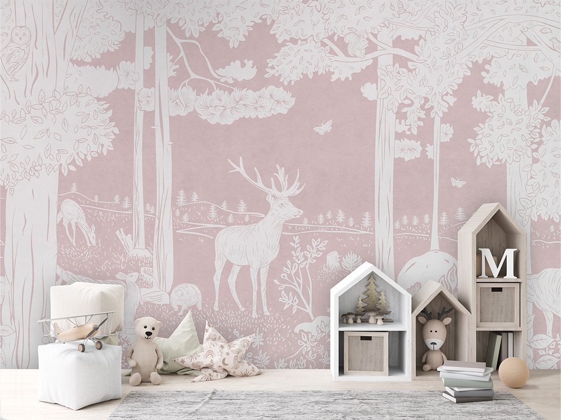 Monochrome Forest - Pink, Kikki Belle 3