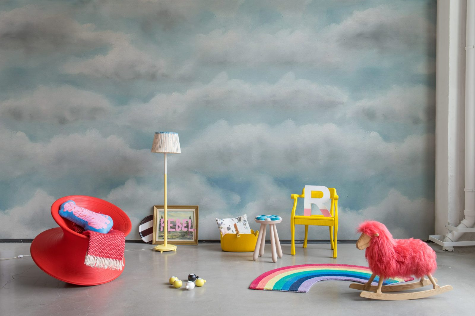 Tender Clouds, Blue, Rebel Walls 3
