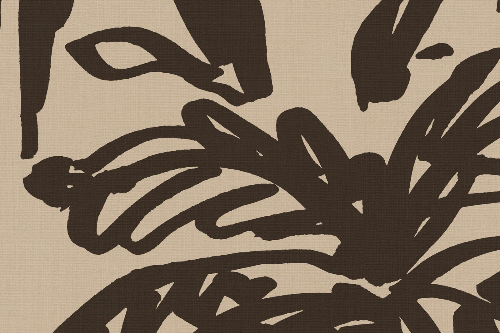 Palm Oasis, Black, Rebel Walls 4