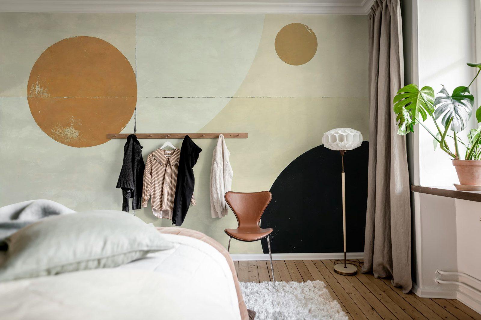 Blocks and Circles, Beige, Rebel Walls 3