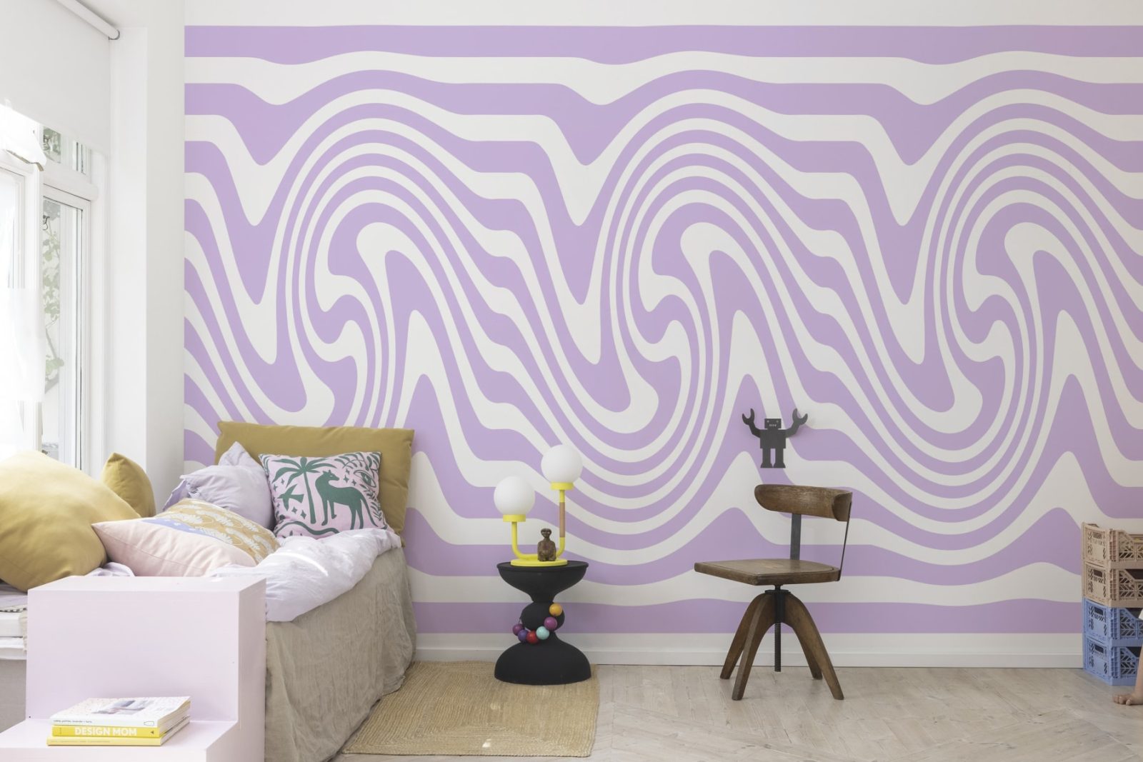Happy Wobbly, Lilac, Rebel Walls 3