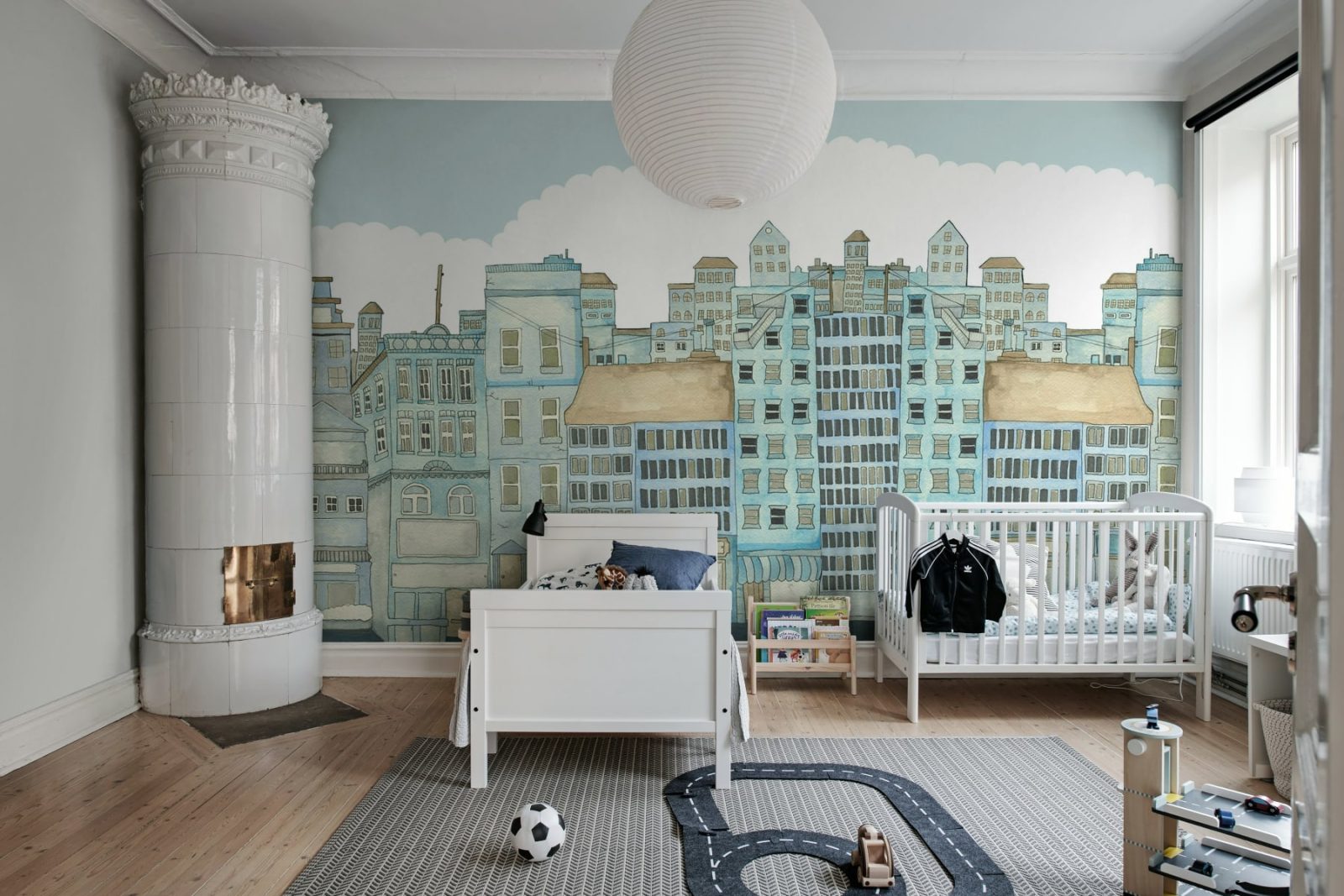 Funny Houses, Light Blue, Rebel Walls 3