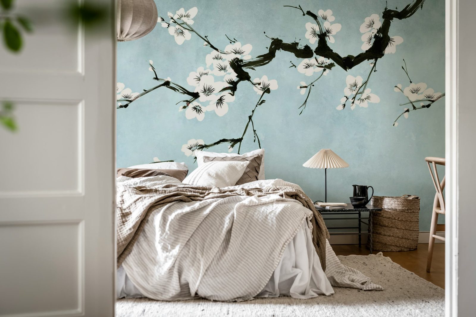 Blush of Spring, Blue, Rebel Walls 3