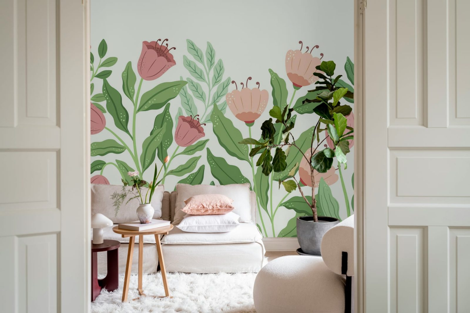Big Blossom, Pink, Rebel Walls 3
