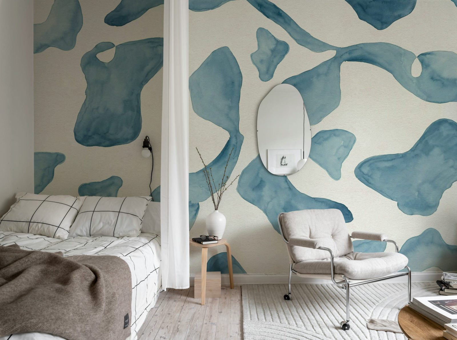Abstract Motifs, Blue, Rebel Walls 3