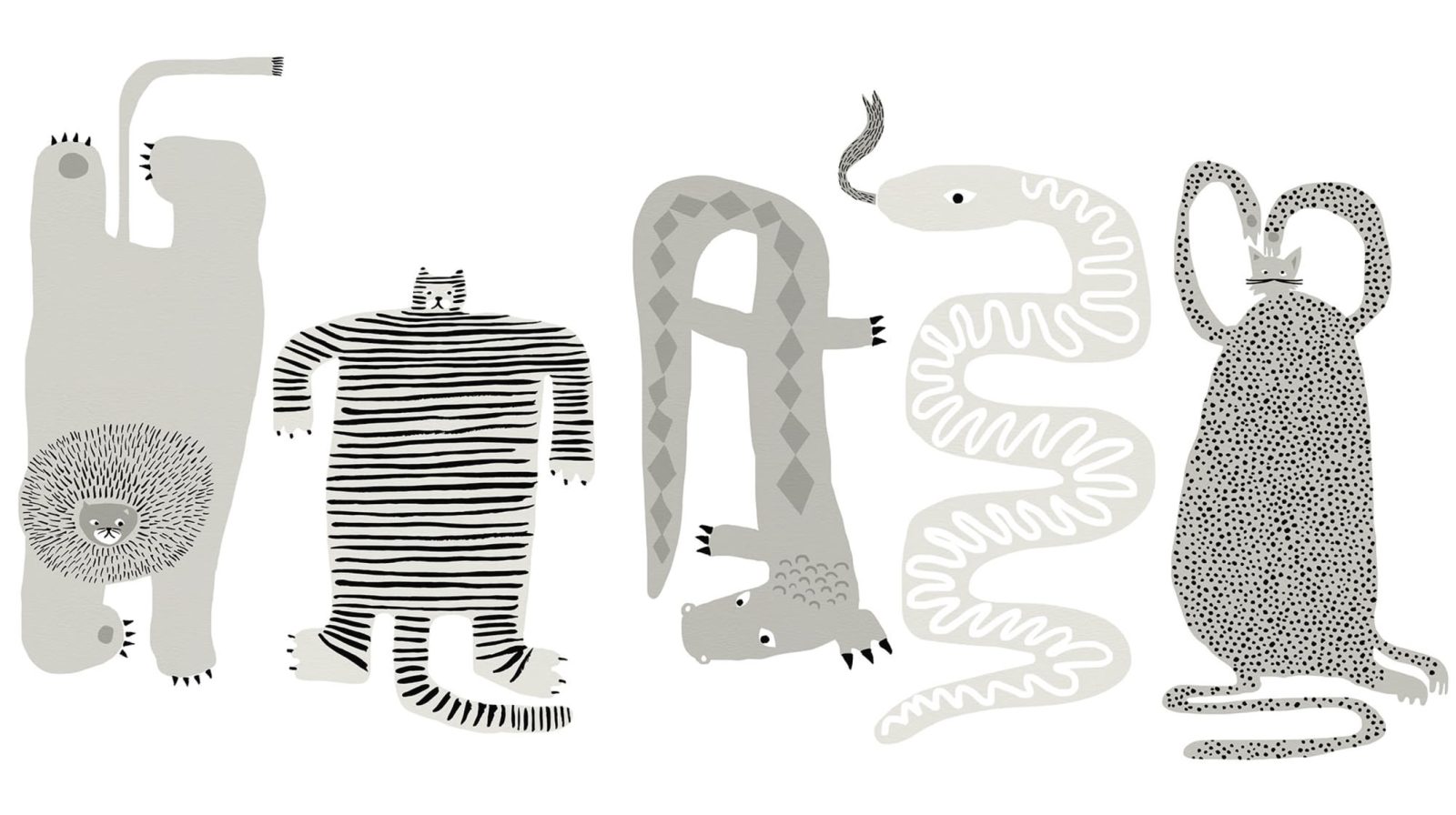 Funky Friends, Gray, Rebel Walls