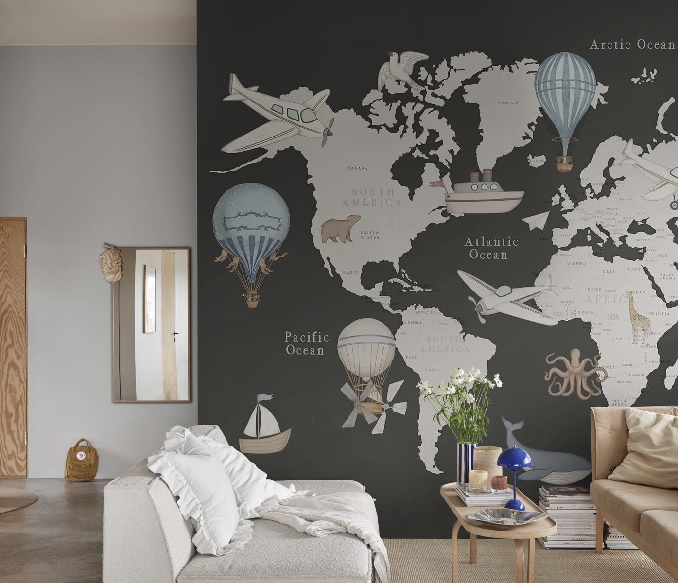Playful World, Dark Blue, Rebel Walls 2