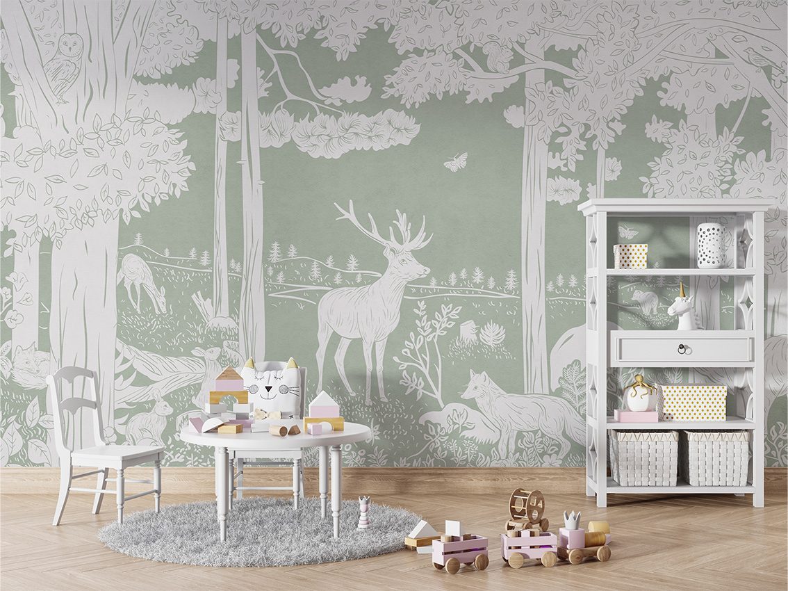 Monochrome Forest - Green, Kikki Belle 5