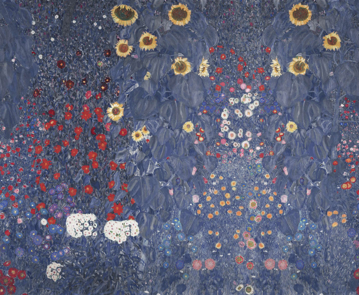 Farm Garden, Blue, Rebel Walls