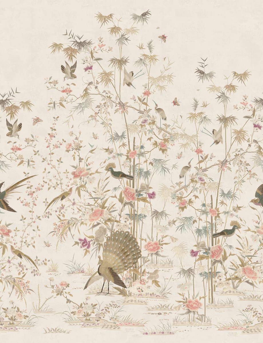 Chinoiserie Garden, Eggshell, Sandberg