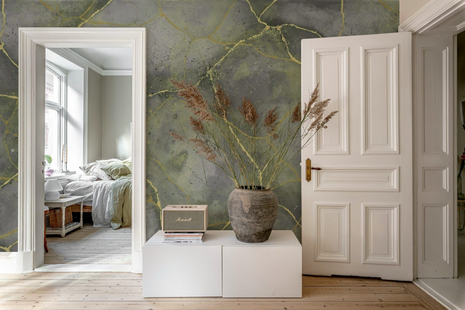 Marble Watercolor, Gray, Rebel Walls 2