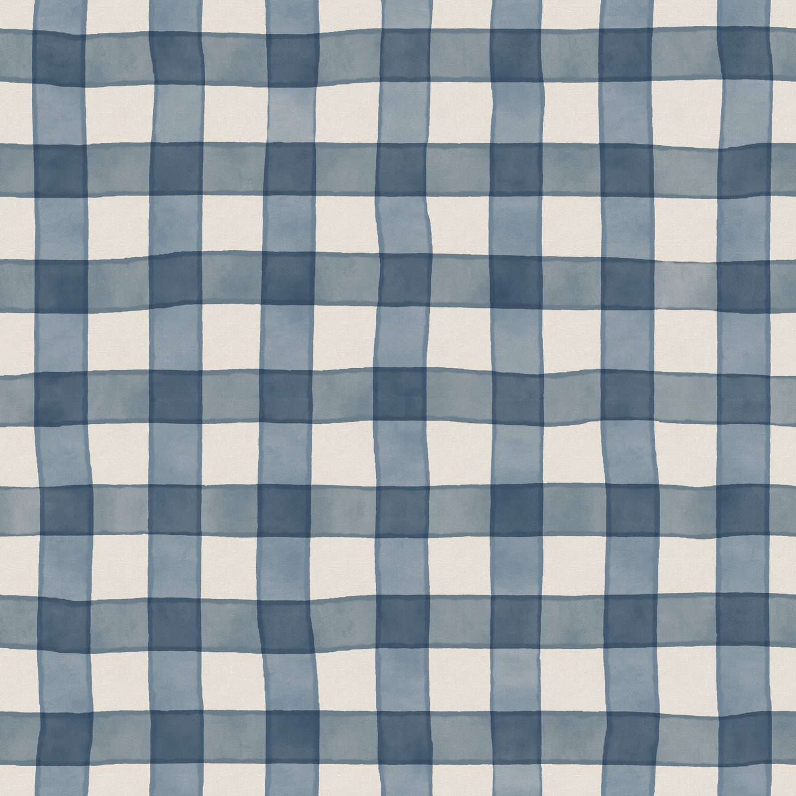 Gingham, Blue, Rebel Walls
