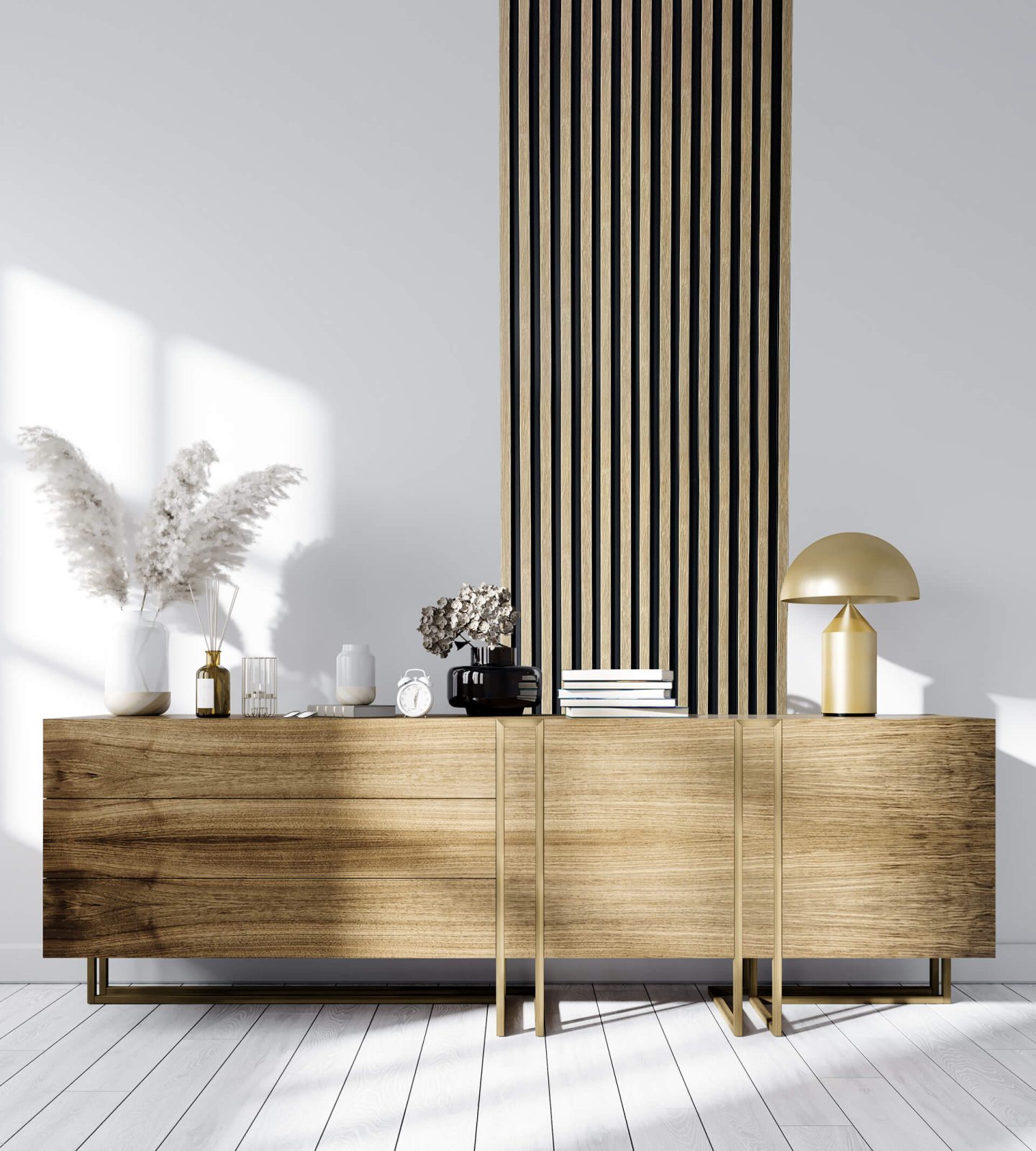 Riflaj decorativ 3D Vasco, Oak Craft, 270x11.7cm, Lamelio 7