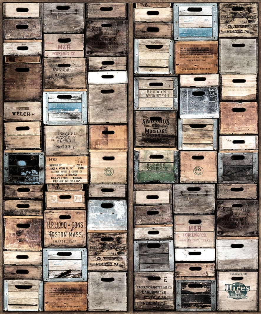 Industriel Urban Farm L.A., Vintage Rebel Walls
