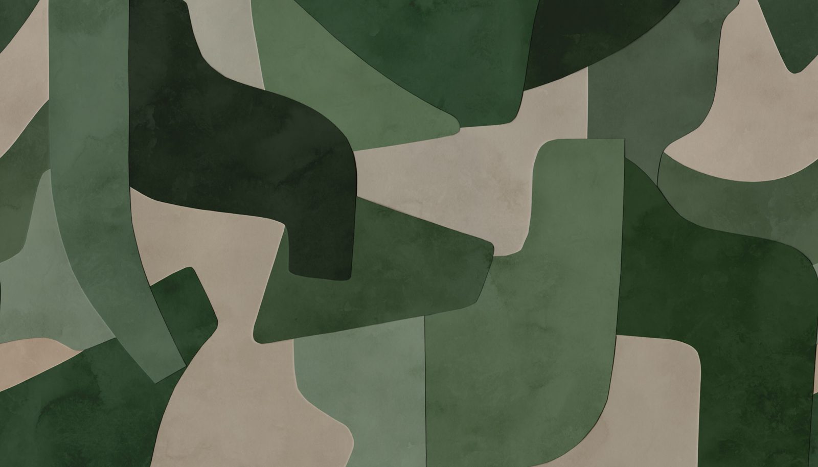 Serene Layers, Green, Rebel Walls