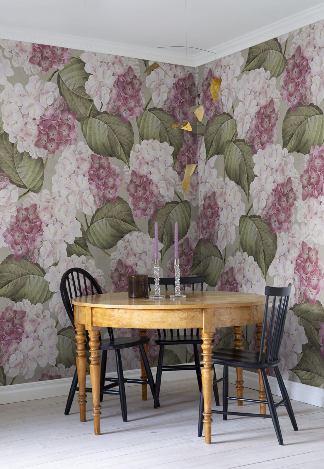 Hydrangea, Pink, Rebel Walls 2