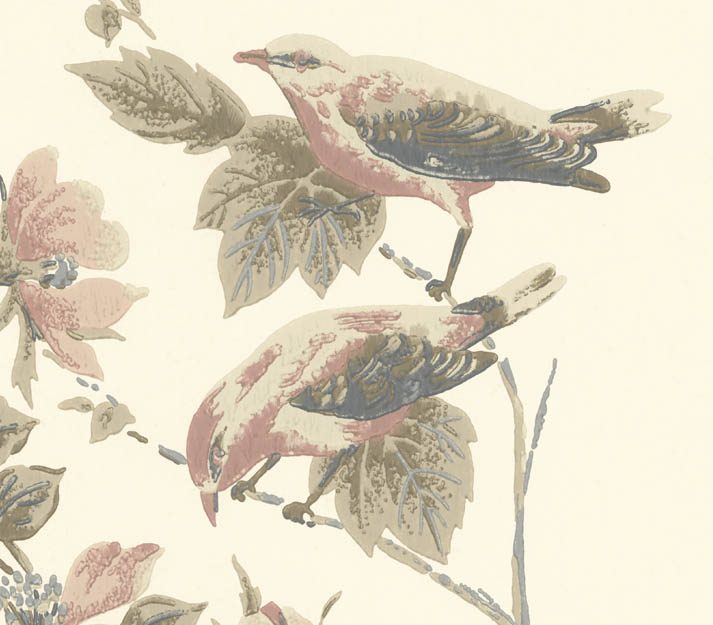 Rosemore, Natural Luxury Bird, 1838 Wallcoverings, 5.3mp / rola