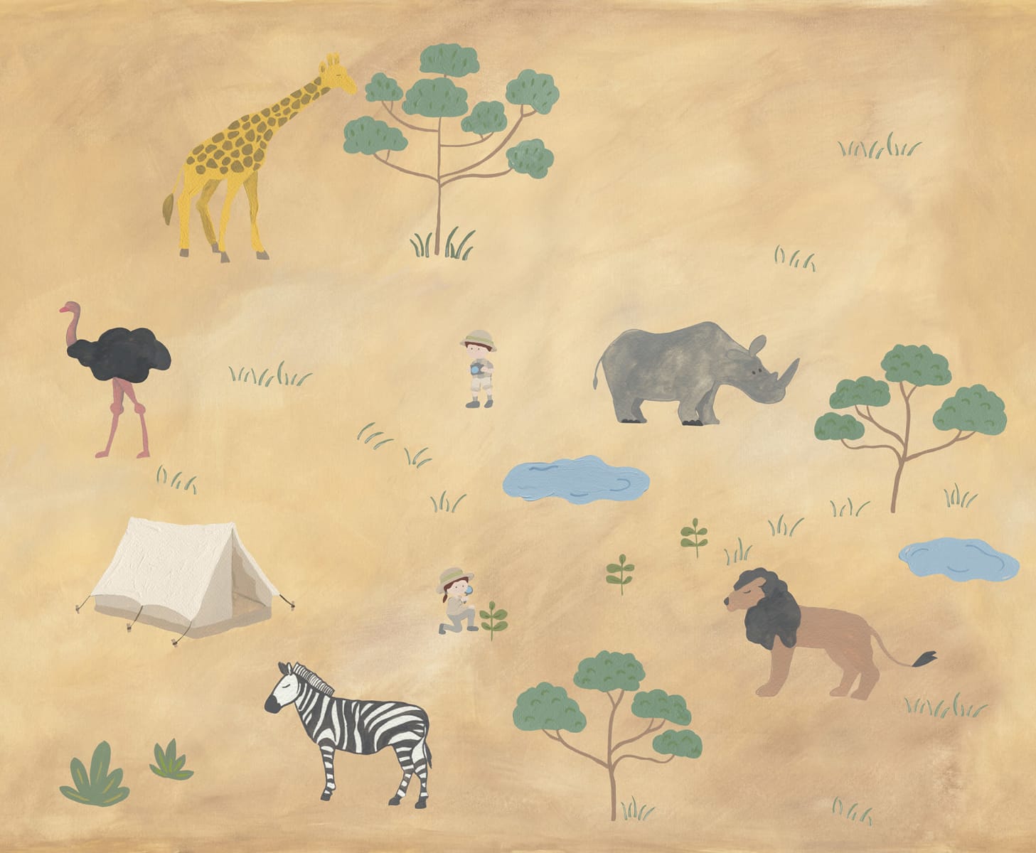 Animal Safari, Sand, Rebel Walls